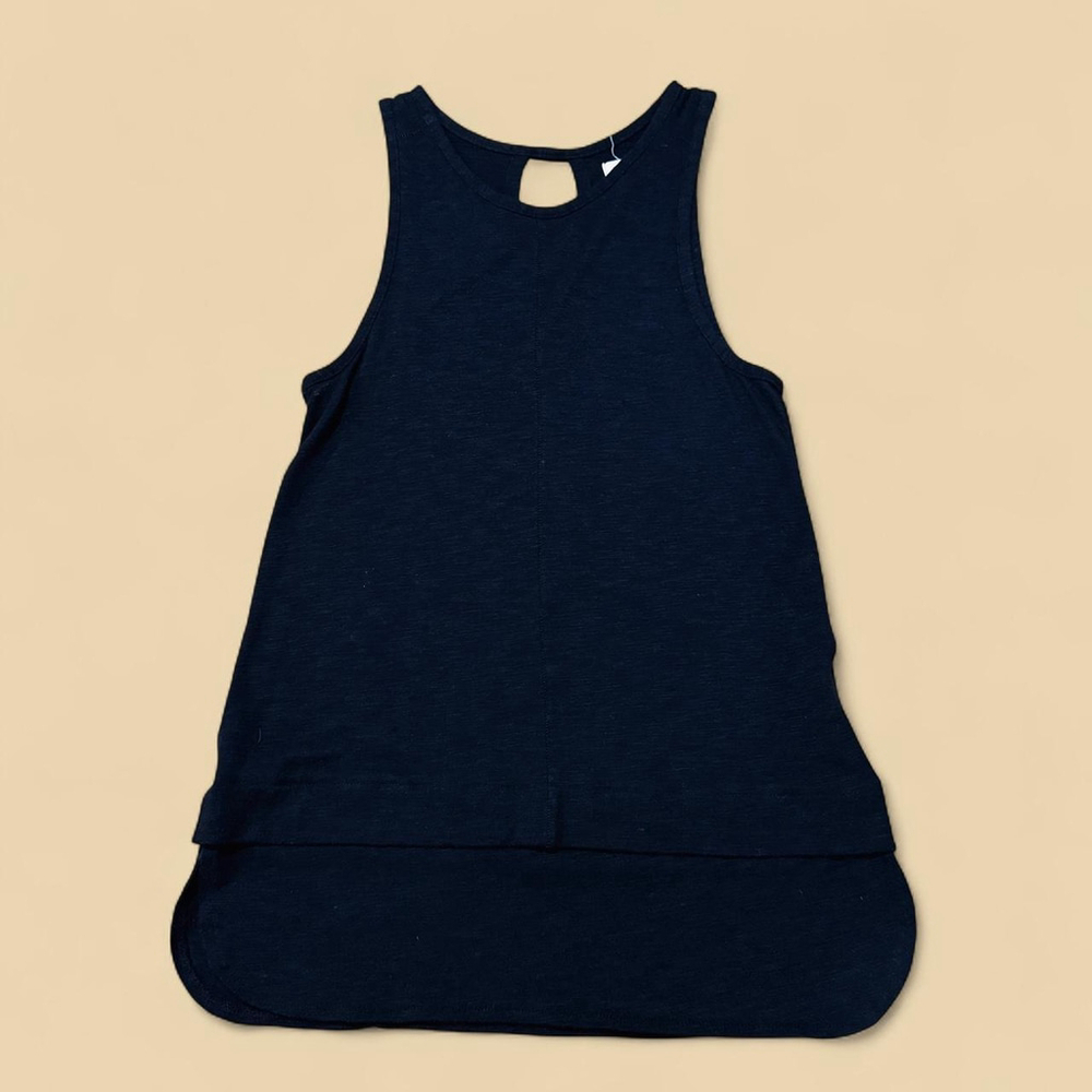 Madewell Black Keyhole Tank Top XS